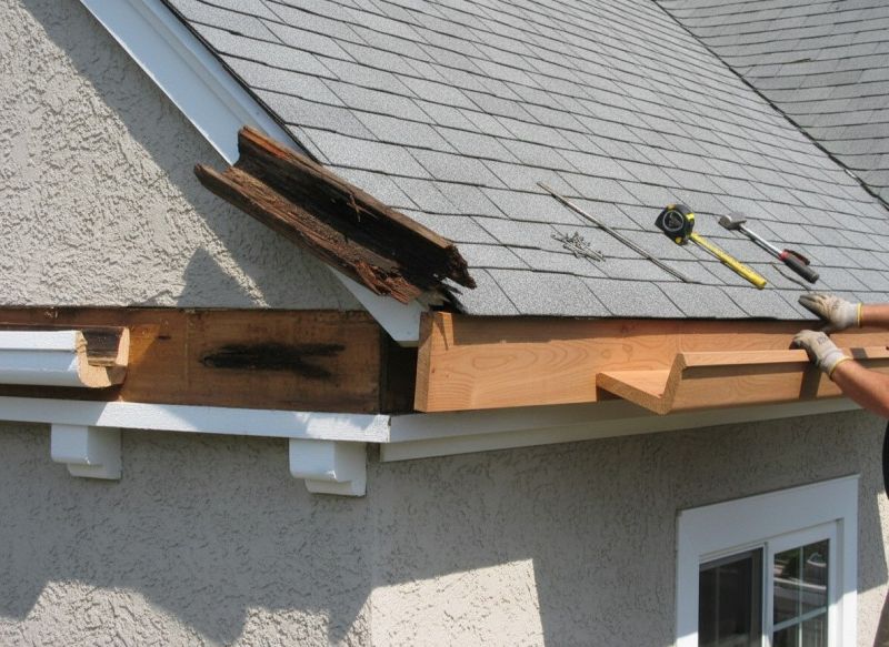 Wood Gutter Repair